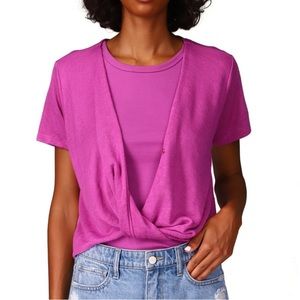 Sanctuary 2 piece short sleeve  sweater and tank